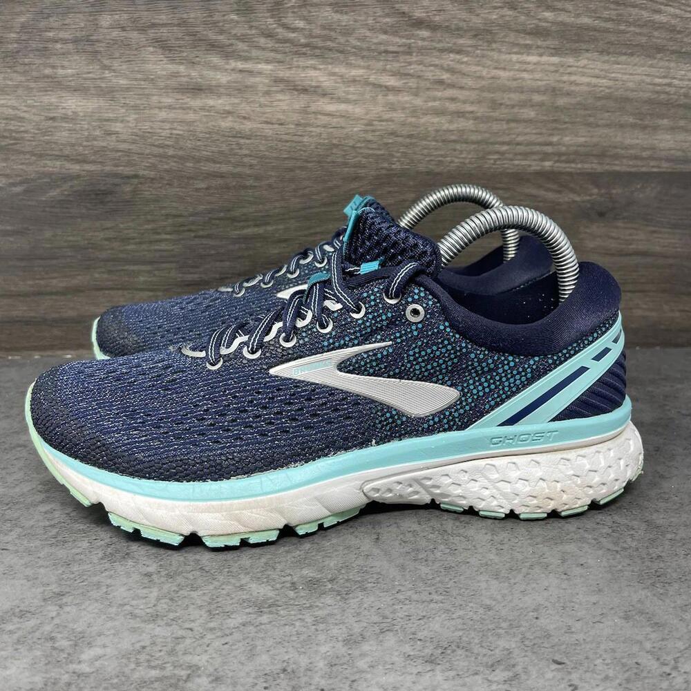 Brooks Ghost 11 Shoes Womens Size 7.5 Blue Running Sneakers
